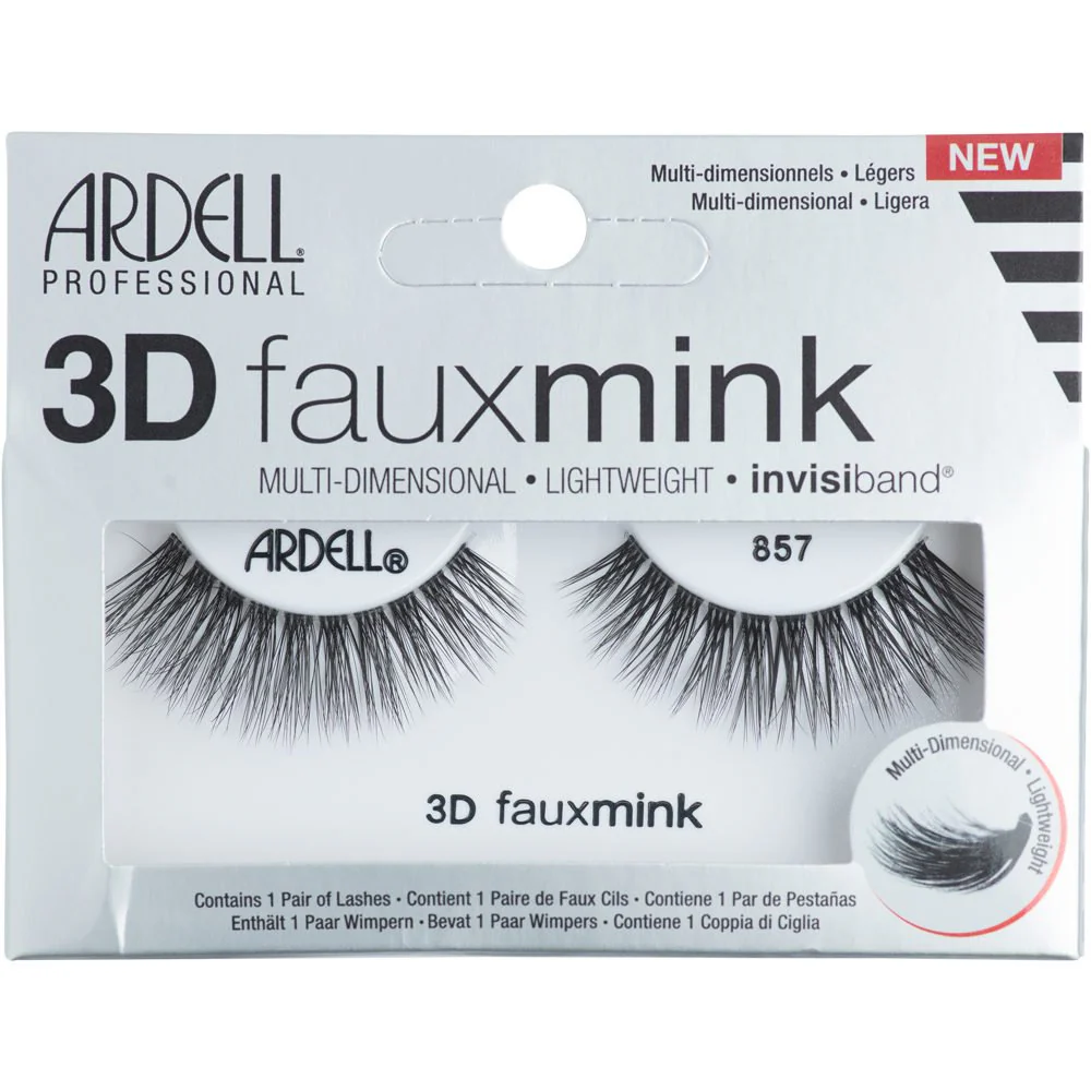 Ardell 3D Faux Mink Lightweight Lashes - Black