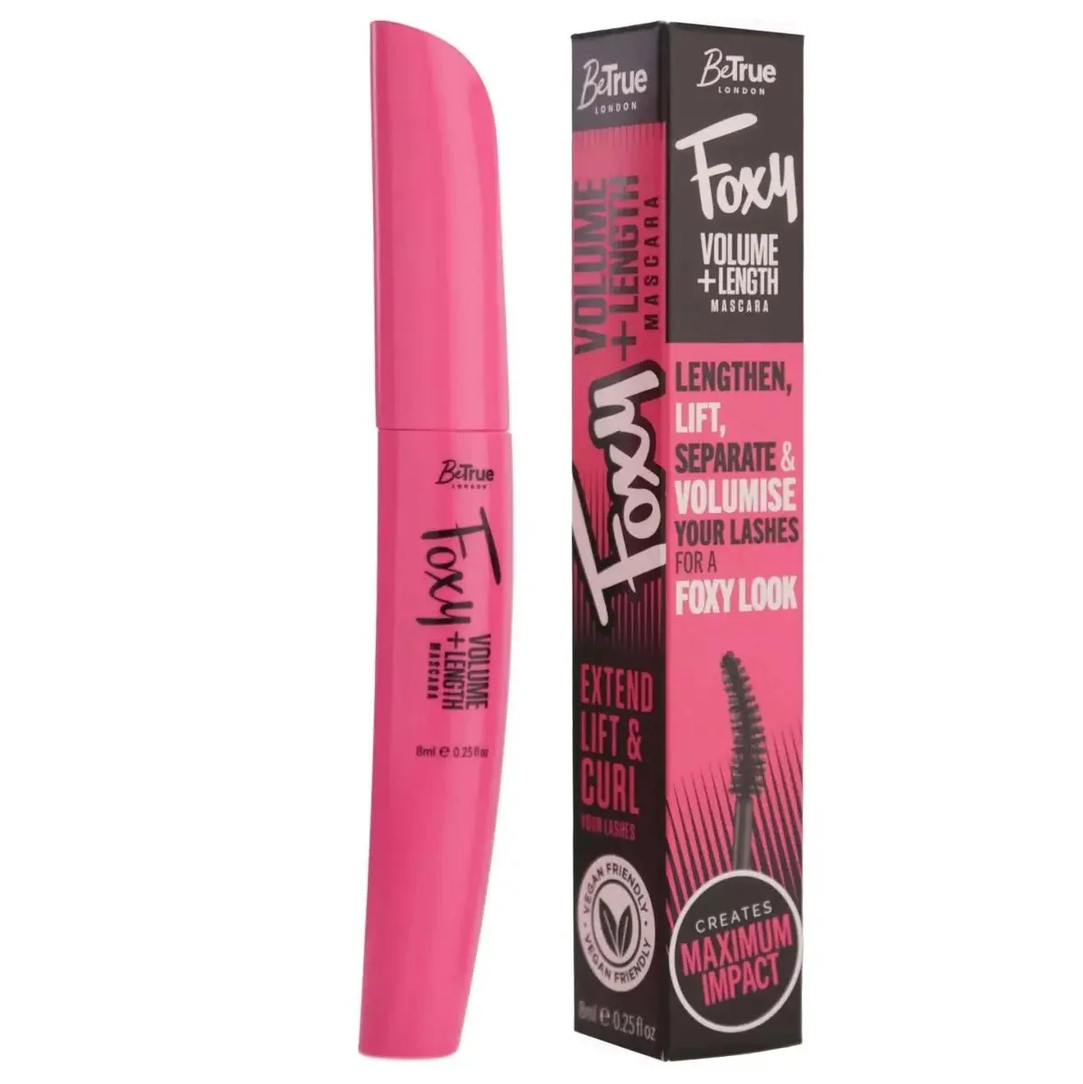 BeTrue London Foxy Volume+Length Mascara 8ML - Image 4