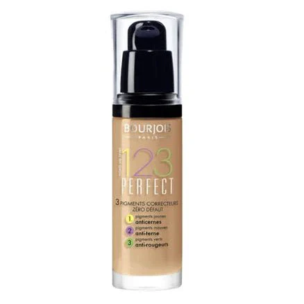 Bourjois 123 Perfect Foundation Flawless Complexion Up To 16Hr - 57 Light Bronze