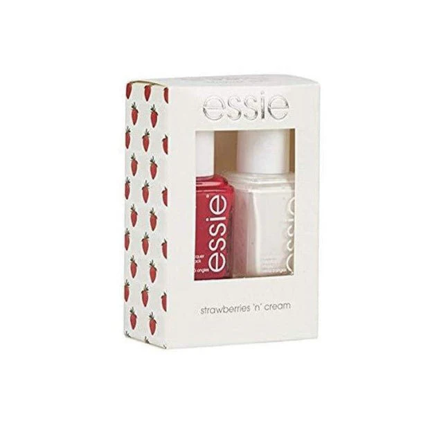 Essie Colour & Shimmering Top Coat - Strawberries 'n' Cream