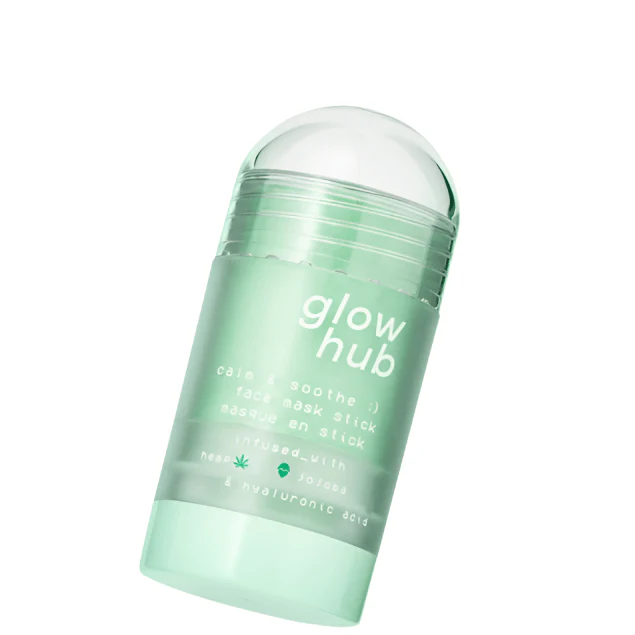 Glow Hub Face Mask Stick Calm and Soothe - Hemp and Jojoba 35g - Image 2