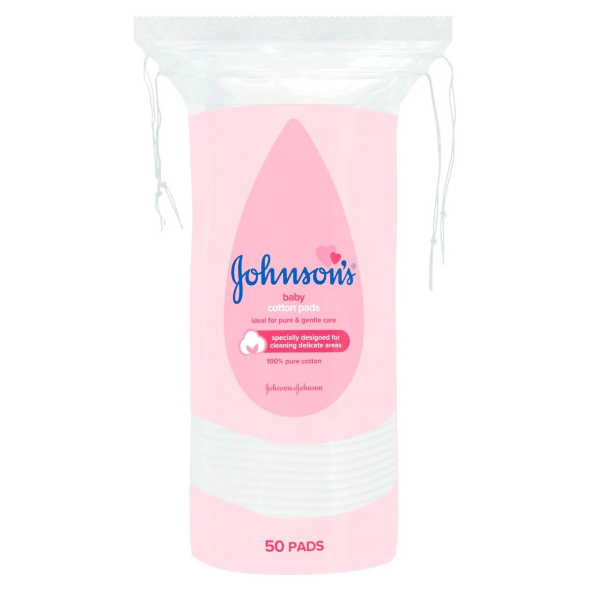 Johnsons Baby Cotton Pads - 50 Pads