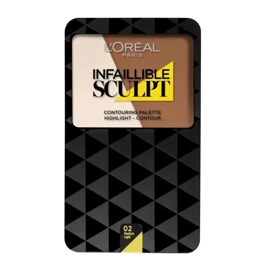 L'Oreal Infallible Sculpt Contouring Palette 03 Medium/Dark