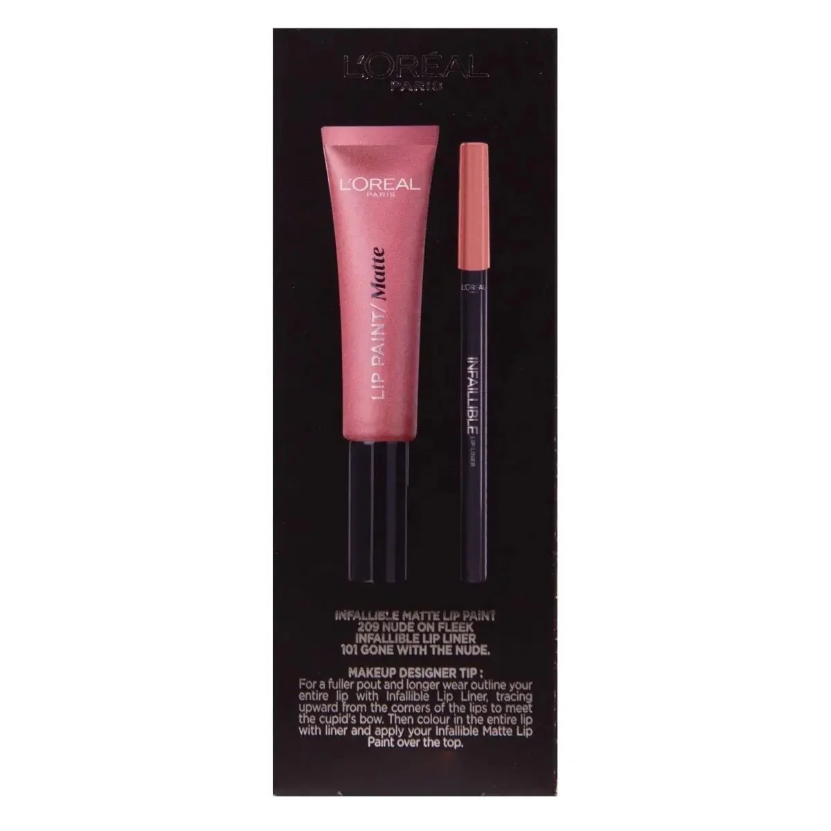 L'Oreal Lip Kit Paint Matte Liquid Lipstick & Lip Liner - Image 4