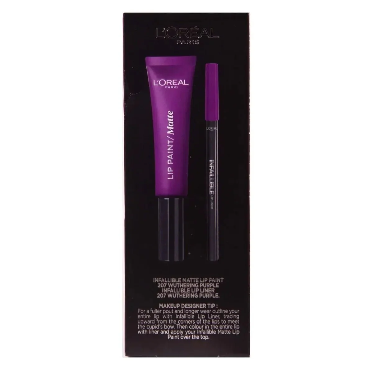 L'Oreal Lip Kit Paint Matte Liquid Lipstick & Lip Liner - Image 7
