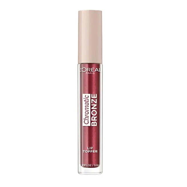 L'Oreal Paris Chromatic Bronze Lip Topper - 04 Red Tonic - Image 4
