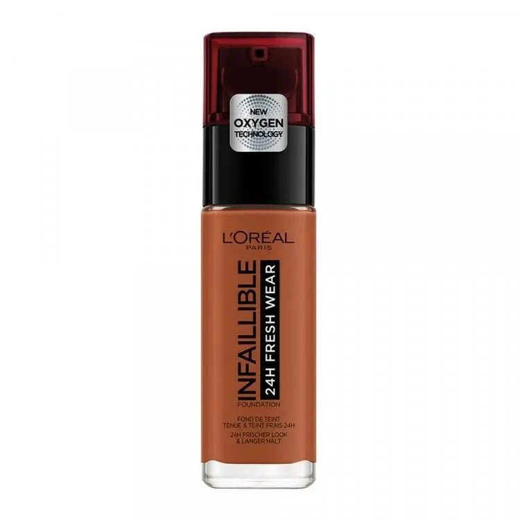 L'Oreal Paris Infaillible 24H Fresh Wear Liquid Foundation - 375 Deep Amber
