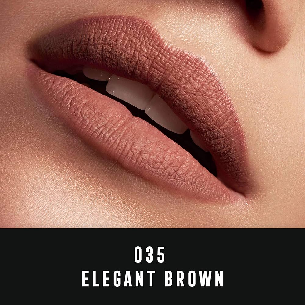 Max Factor Lipfinity Velvet Matte Lipstick - 035 Elegant Brown - Image 3