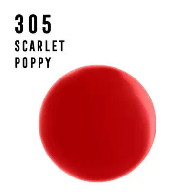 Max Factor Miracle Pure Nail Polish - 305 Scarlet Poppy - Image 2