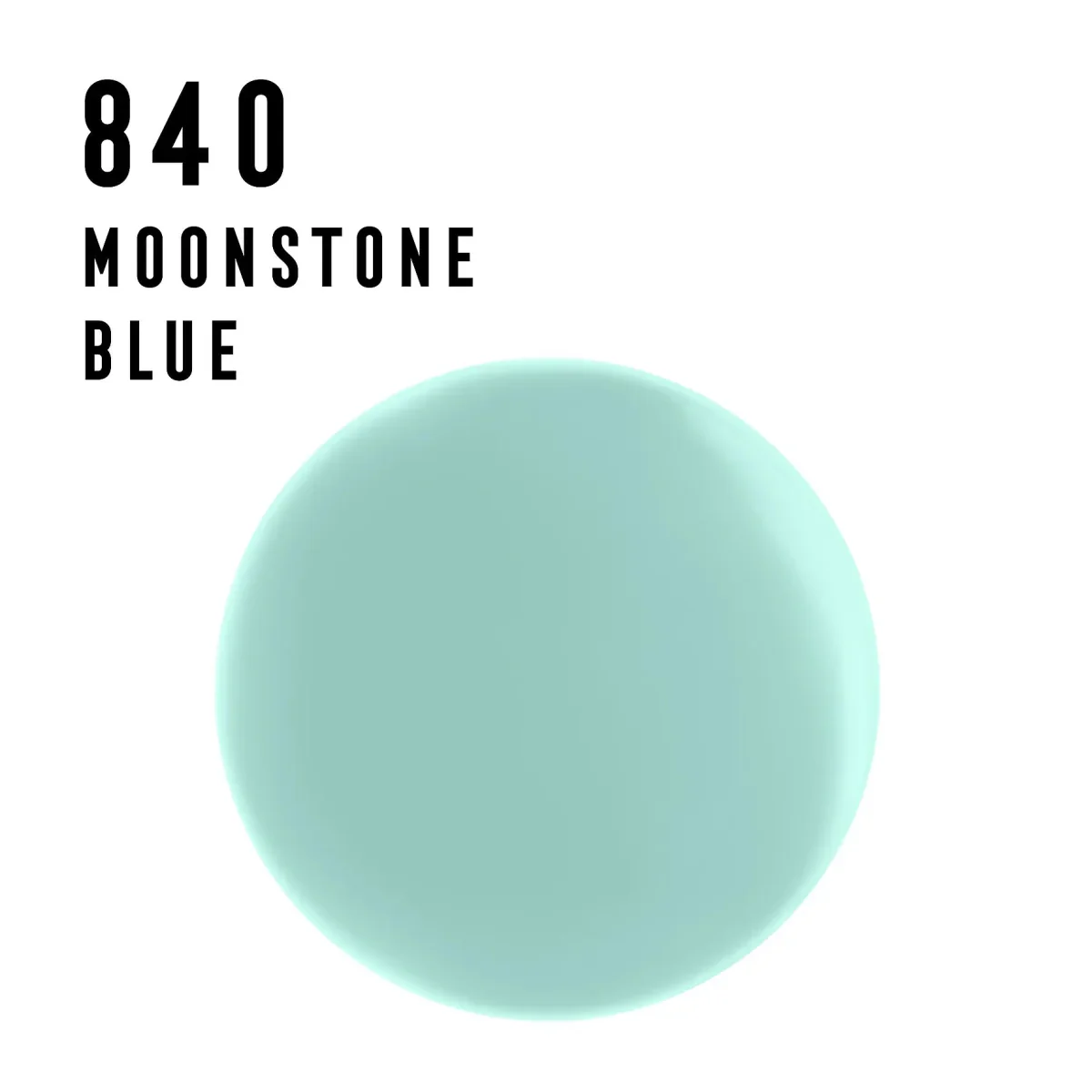 Max Factor Miracle Pure Nail Polish - 840 Moonstone Blue - Image 2
