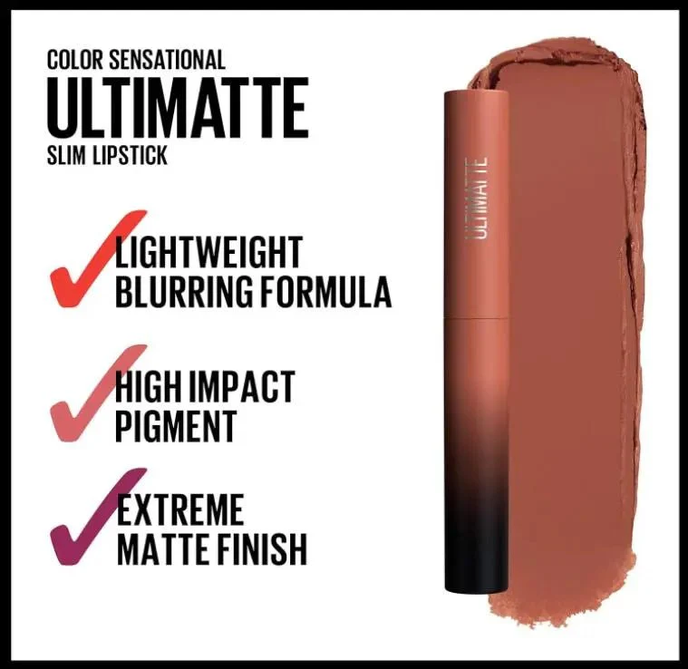 Maybelline Color Show Ultimatte Lipstick 799 More Taupe - Image 5