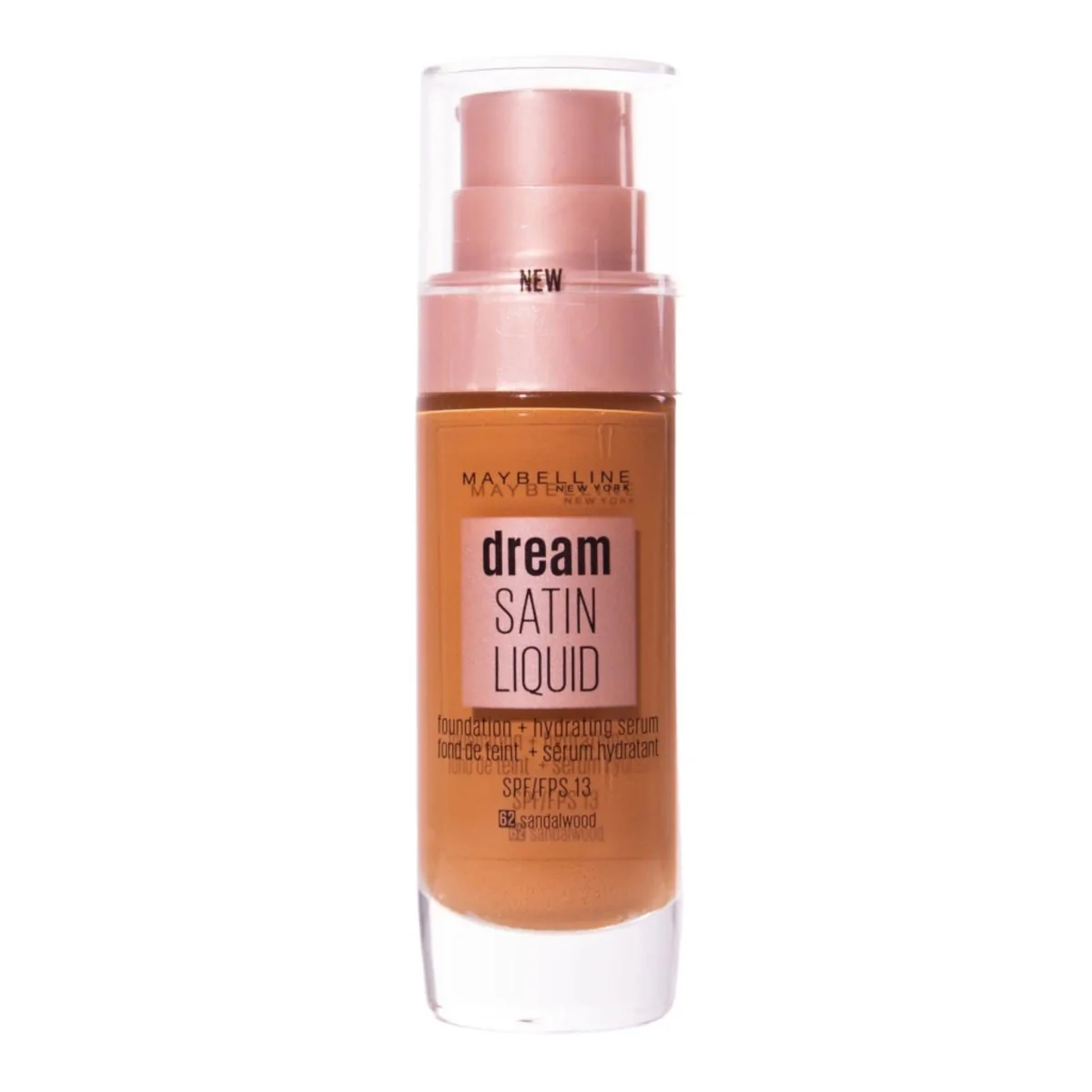 Maybelline Dream Satin Liquid Foundation - 62 Sandalwood Beige