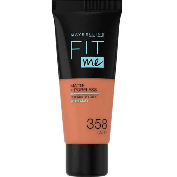 Maybelline Fit Me Matte+Poreless Foundation - 358 Latte