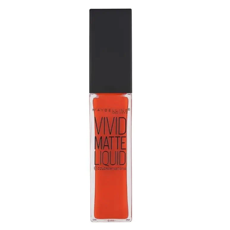 Maybelline Go Rio Vivid Matte Liquid Lipstick 25 Orange Shot