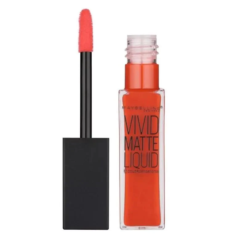 Maybelline Go Rio Vivid Matte Liquid Lipstick 25 Orange Shot - Image 2