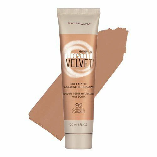 Maybelline New York Dream Velvet Soft Matte Foundation - 92 Caramel - Image 2
