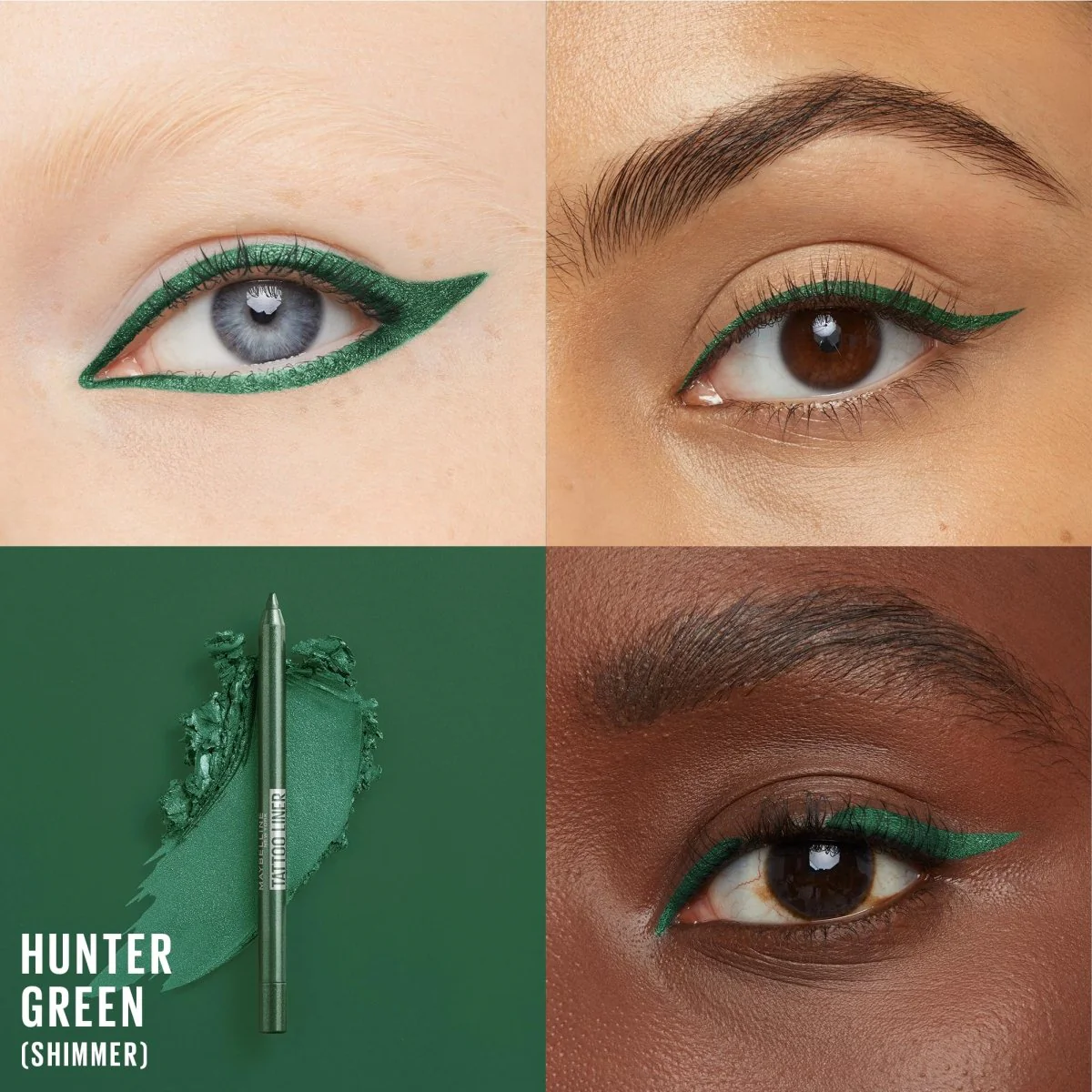 Maybelline Tattoo Liner Gel Pencil - 817 Hunter Green - Image 3