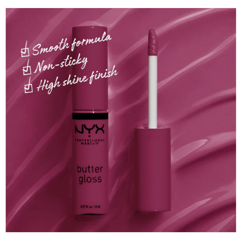 NYX Professional Makeup Butter Gloss - Cranberry Pie 41 - Image 2