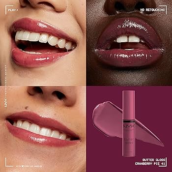 NYX Professional Makeup Butter Gloss - Cranberry Pie 41 - Image 3