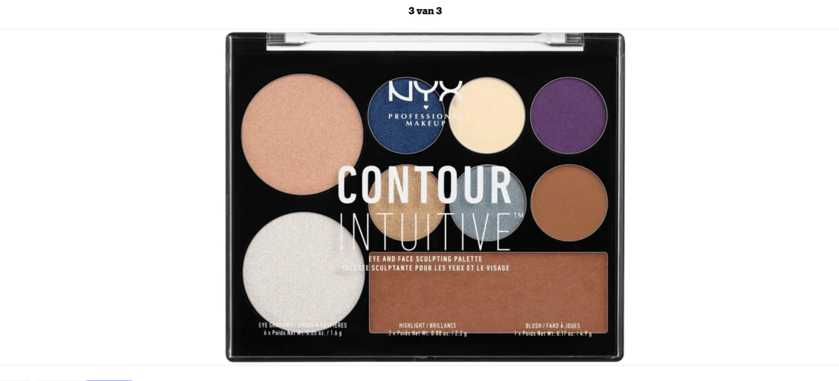 NYX Professional Makeup Contour Intuitive Sculpting Palette - 04 Jewel Queen - Image 2