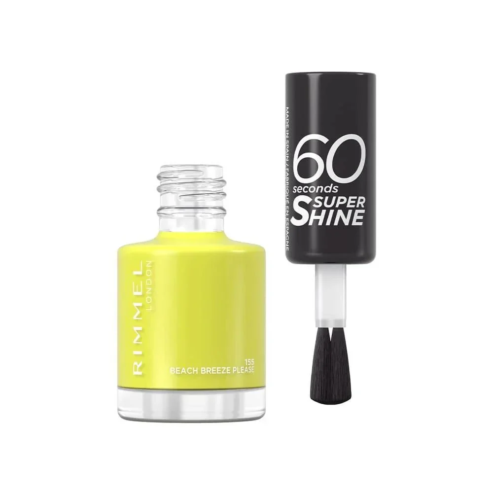 Rimmel 60 Seconds Super Shine Nail Polish - 155 Beach Breeze Please - Image 3