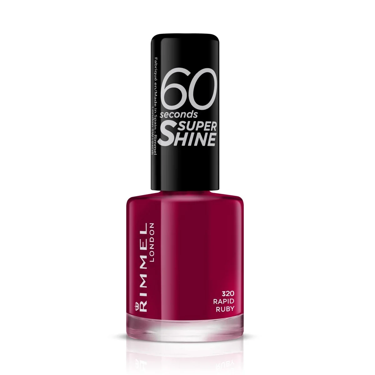 Rimmel 60 Seconds Super Shine Nail Polish - 320 Rapid Ruby