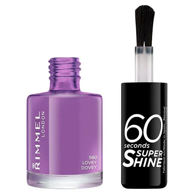 Rimmel 60 Seconds Super Shine Nail Polish - 560 Lovey Dovey - Image 2