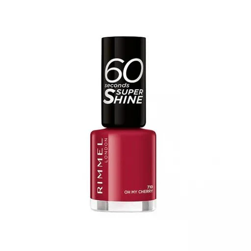 Rimmel 60 Seconds Super Shine Nail Polish - 710 Oh My Cherry