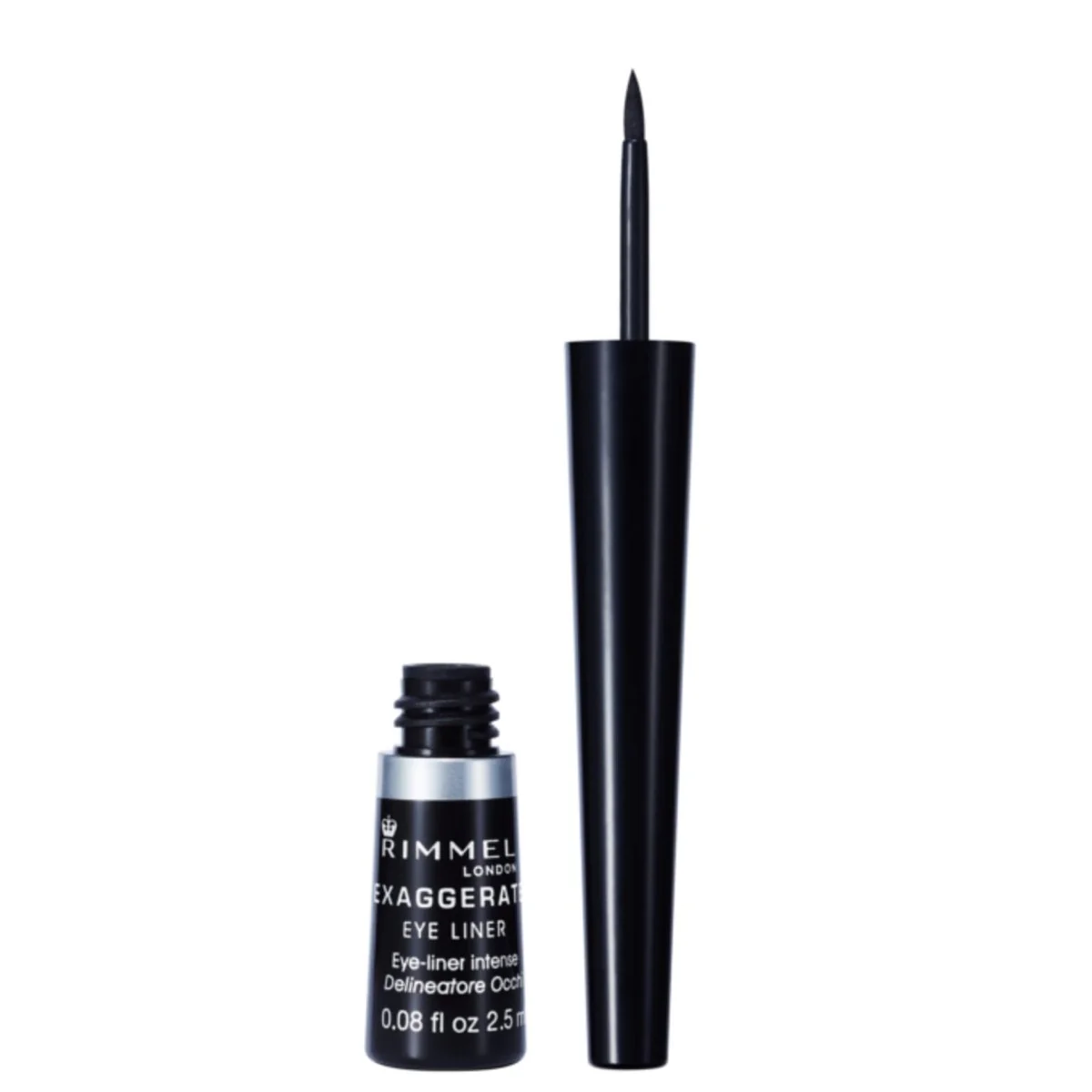 Rimmel Exaggerate Liquid Eye Liner - 001 Black
