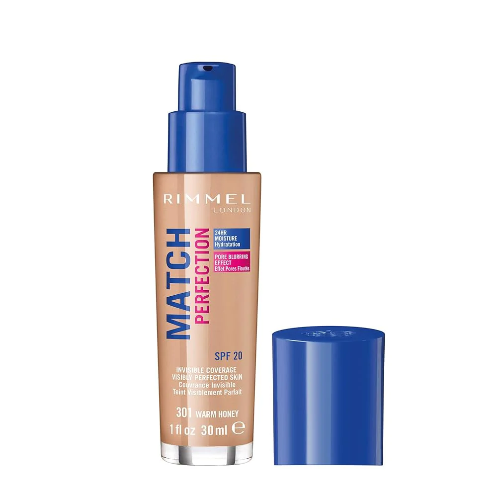 Rimmel Match Perfection Foundation - 301 Warm Honey