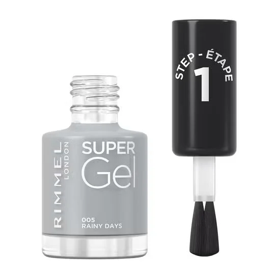 Rimmel Super Gel Nail Polish - 005 Rainy Days - Image 3