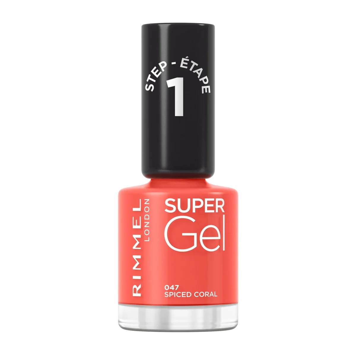 Rimmel Super Gel Nail Polish - 047 Spiced Coral