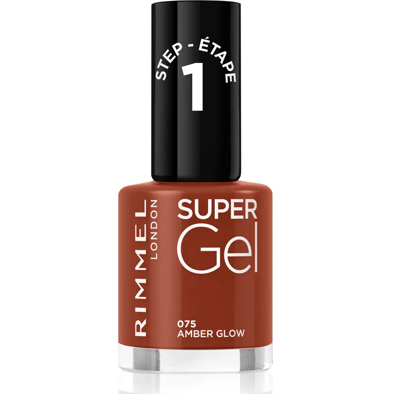 Rimmel Super Gel Nail Polish - 075 Amber Glow