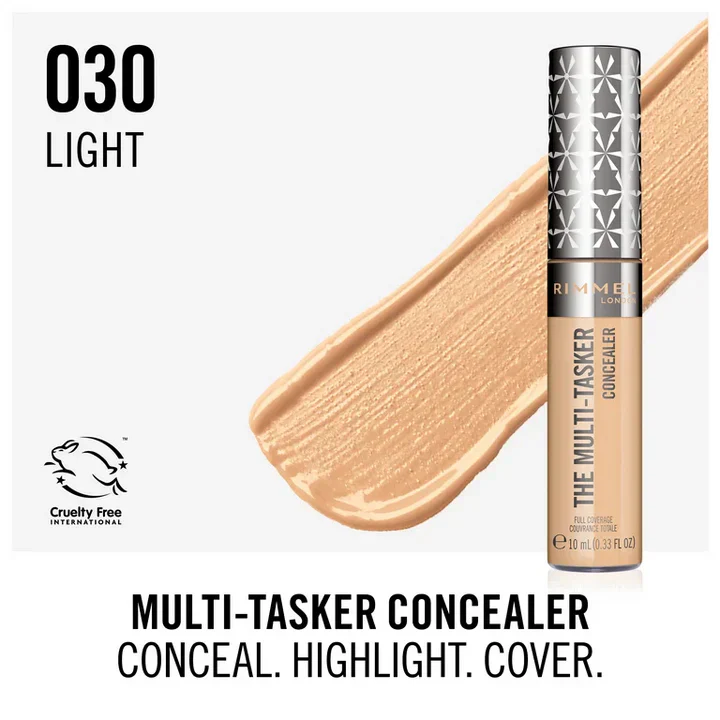 Rimmel The Multi Tasker Concealer - 030 Light - Image 2