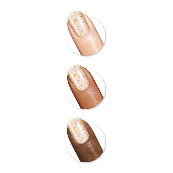 Sally Hansen Insta-Dri Nail Polish - 555 Gold Play - Image 2